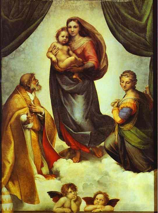 Photo:  Raffaello Sanzio Sistine Madonna